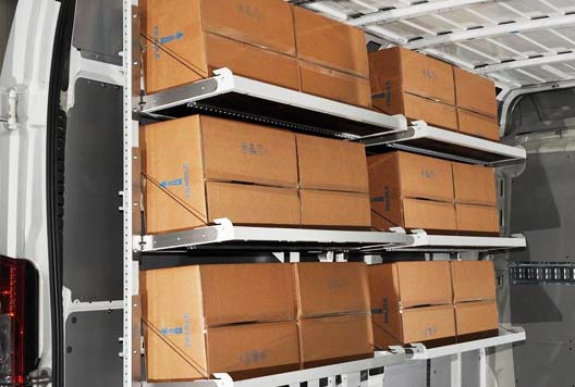 03 Skladacie police pre dodávky Syncro Slovakia