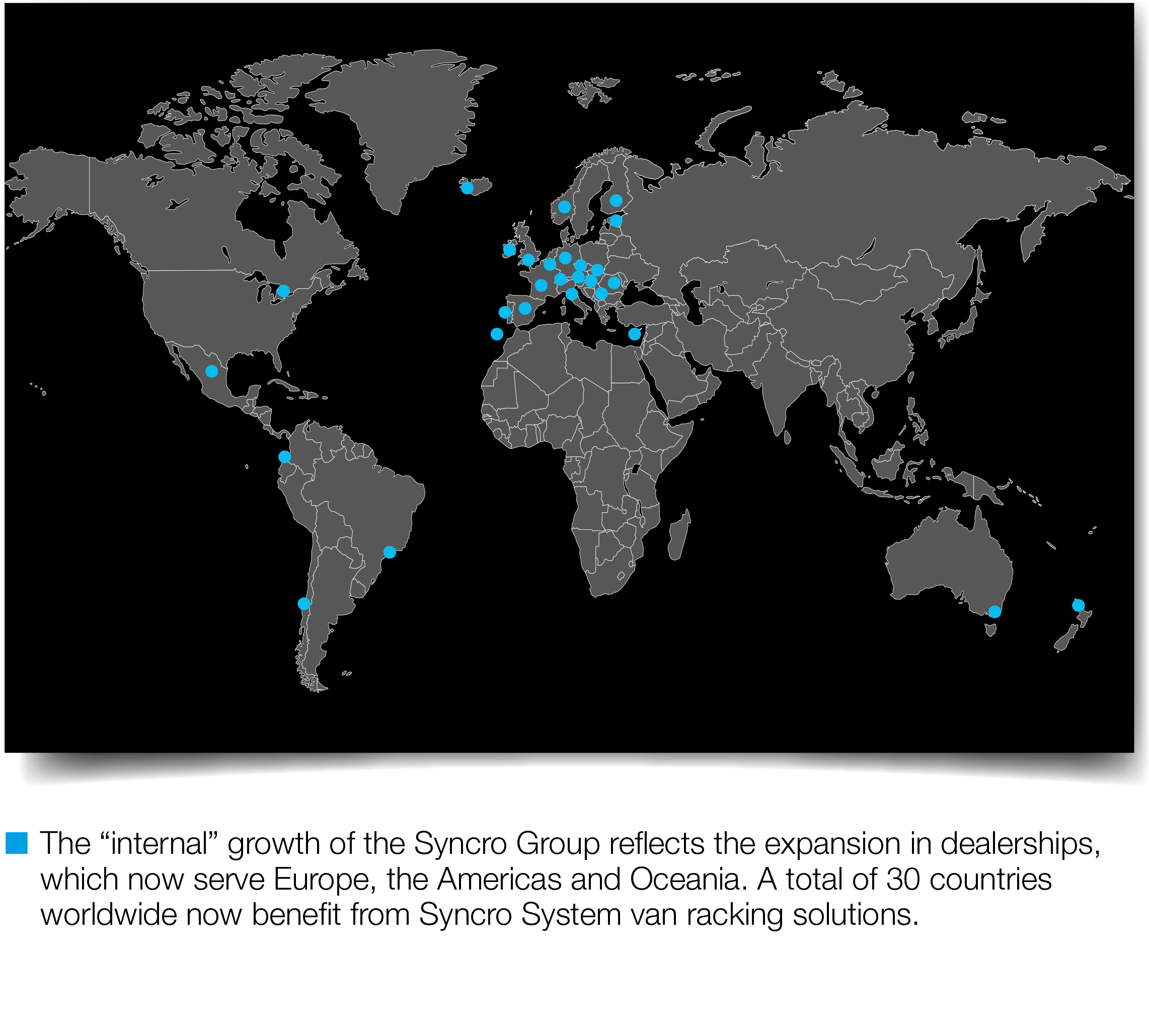 History Syncro System map